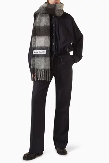 Pinstripe Pants in Wool