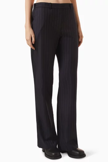 Pinstripe Pants in Wool