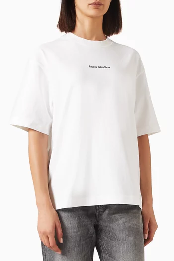 Stamp Logo Relaxed T-shirt in Organic Cotton