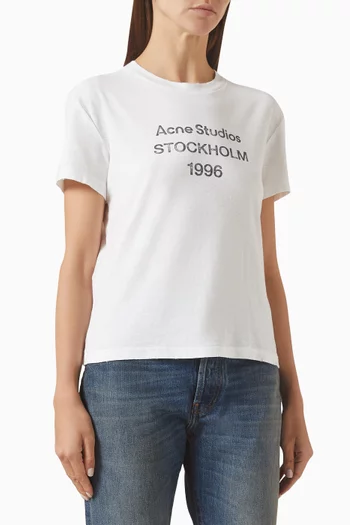 Logo T-shirt in Cotton-blend