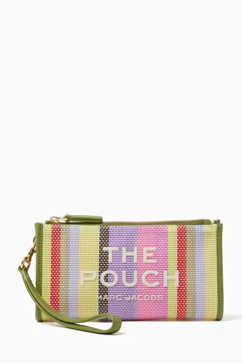The Stripe Mesh Pouch