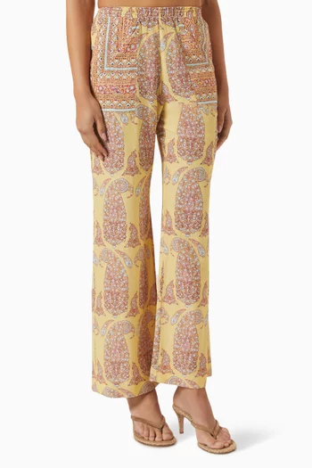 Calico Straight-fit Pants