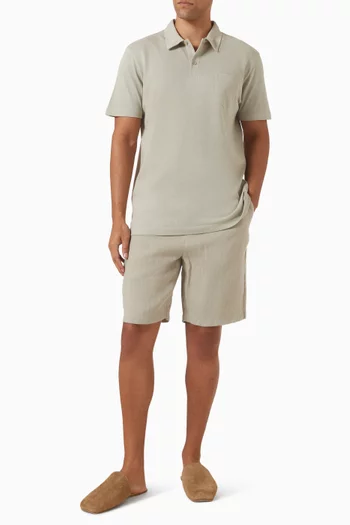 Drawstring Shorts in Linen