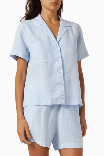 طقم بيجاما سيسيلي 1‏ بشورت كتان