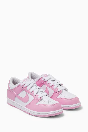 Dunk Low Sneakers in Leather
