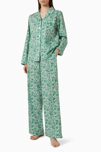 Sambourne Long Relaxed Pyjama Set in Tana Lawn™ Cotton