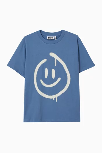 Smiley T-shirt in Cotton-jersey
