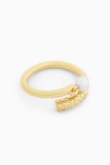 Pearl Signature C Ring in Metal