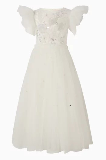 Junior Girl Cascade Tutu Dress in Tulle