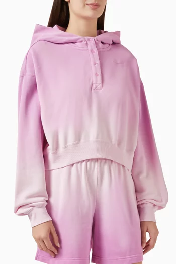 Phoenix Henley Hoodie in Fleece
