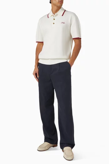 Drôle Polo Shirt in Merino Wool