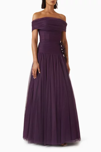 Off-shoulder Gown