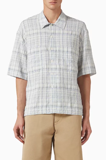 Adam Shirt in Linen-cotton