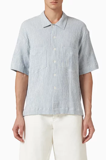 Adam Shirt in Linen-cotton