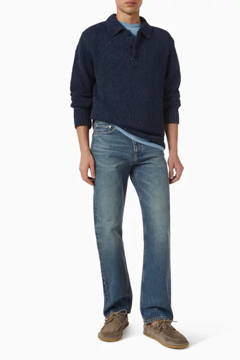 Polo Sweater in Knit