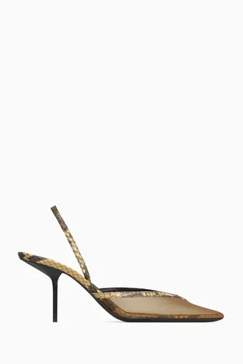 Folie Slingback Pumps In Mesh
