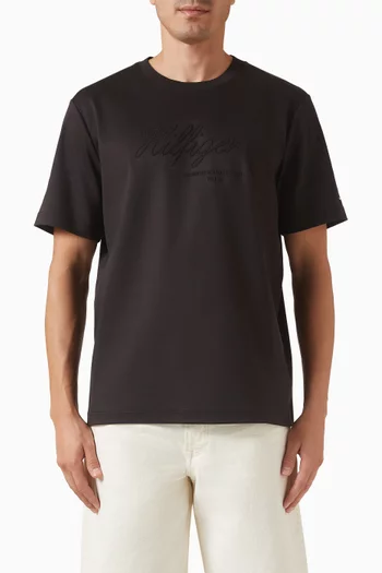 Nautical Interlock T-shirt in Cotton