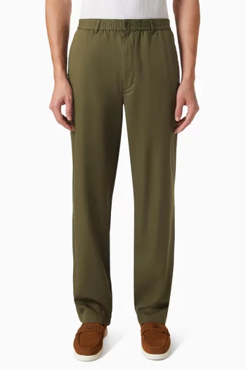 Dover Elasticated Chino Pants in Twill