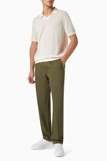 Johnny Collar Textured Polo T-shirt