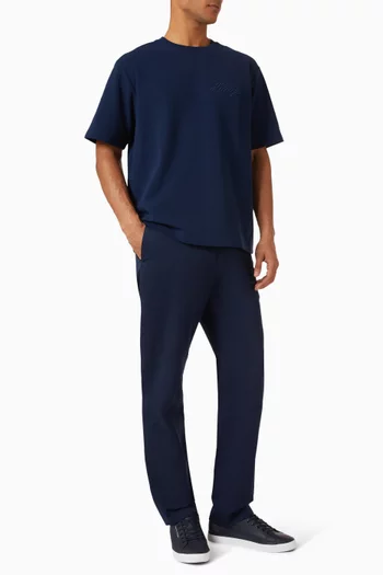 Jacquard Rope Logo Relaxed T-shirt in Cotton-blend