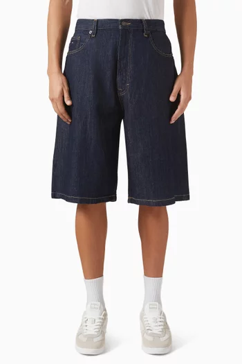 Theo Baggy-fit Shorts in Denim