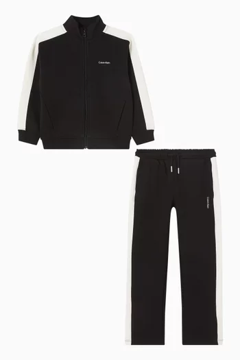 Colour-block Jogger Set