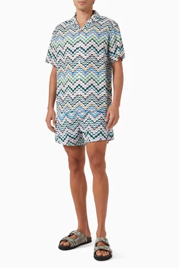 Zig Zag Swim Shorts