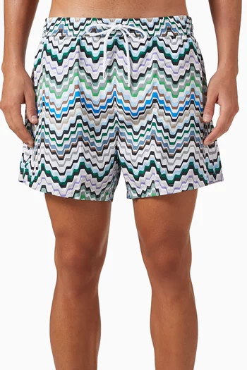 Zig Zag Swim Shorts