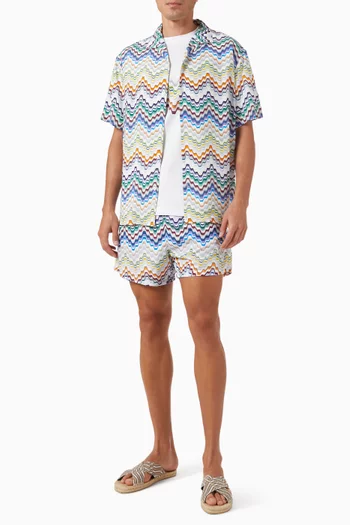 Zig Zag Swim Shorts