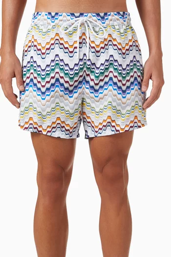 Zig Zag Swim Shorts