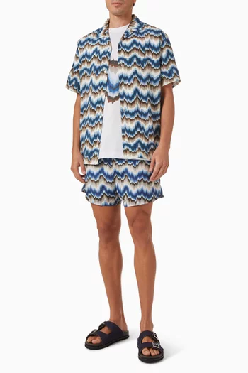 Mare Wavy Zig Zag Swim Shorts