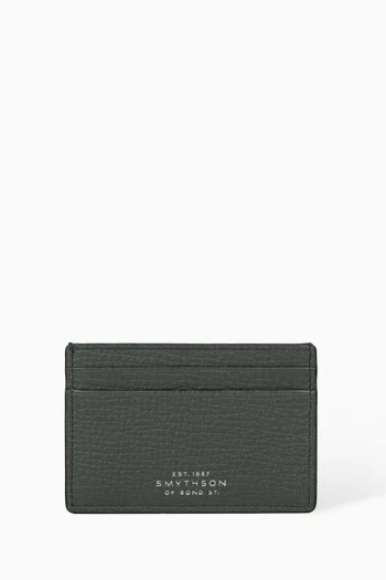 Flat Card Holder in Ludlow Leather