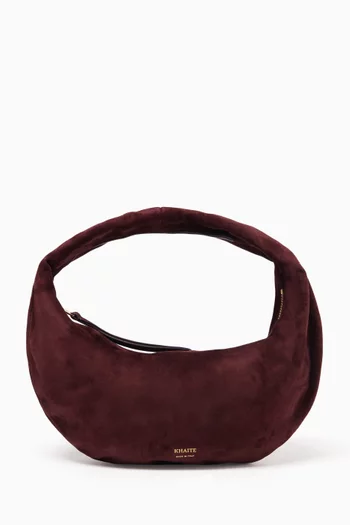 Mini Olivia Hobo Bag in Suede