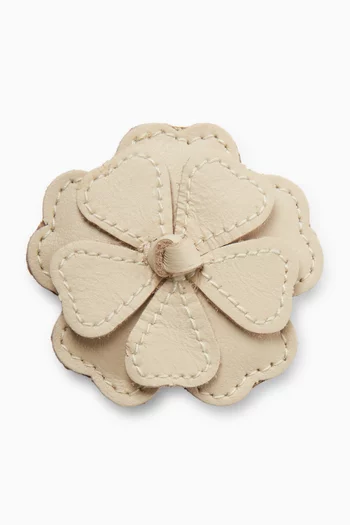 Zaza Fields Hairclip in Leather
