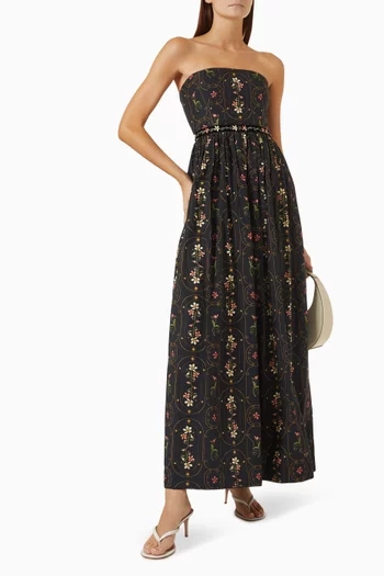 Lienzo Noche Maxi Dress in Cotton