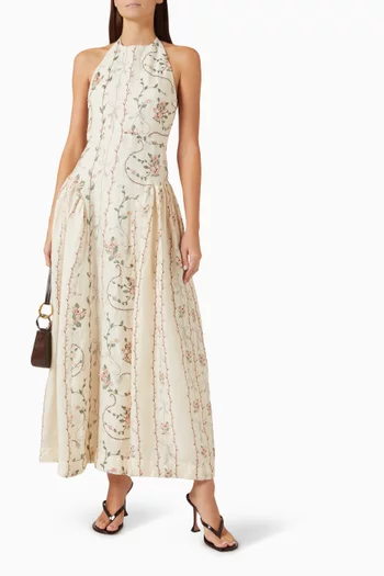 Balsa Navegante Dress in Linen