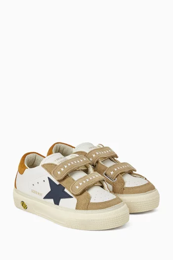 May School Sneakers in Leather & Suede