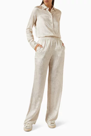 Maira Pyjama Shirt in Satin