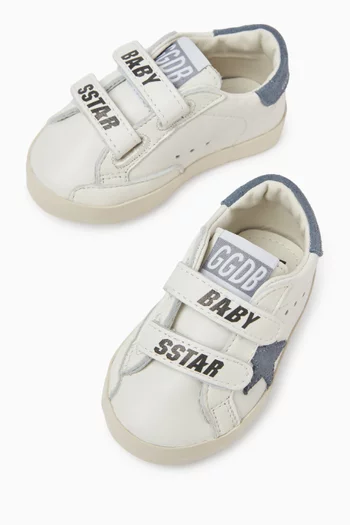 Baby School Sneakers in Leather
