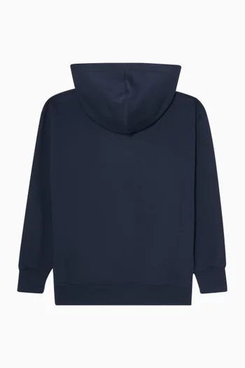 Embroidered Hoodie in Cotton-blend