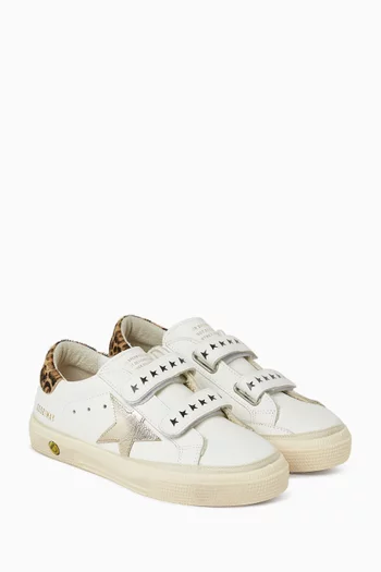 May School Sneakers in Leather