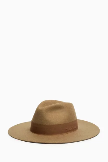 Fedora Hat in Wool Felt