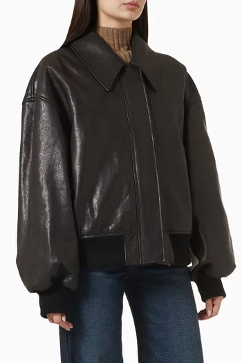 Aimee Jacket in Grained Nappa Leather