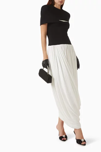 Amiri Dress with Gloves