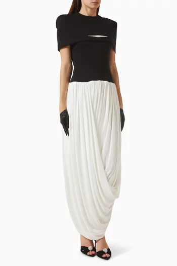 Amiri Dress with Gloves