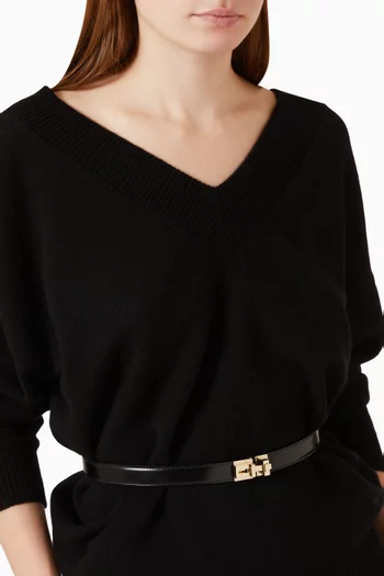 Buckle Belt in Leather
