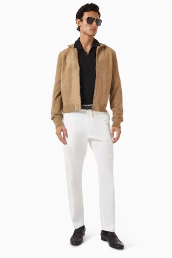 Polo Sweater in Cashmere & Silk