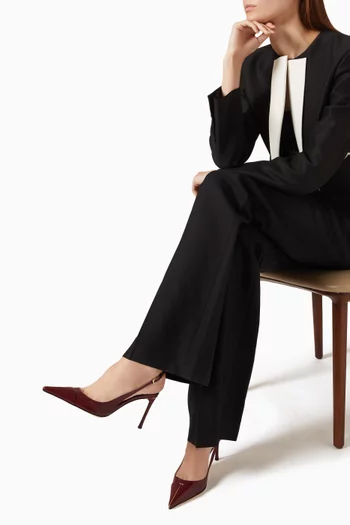 Slingback Pumps in Leather