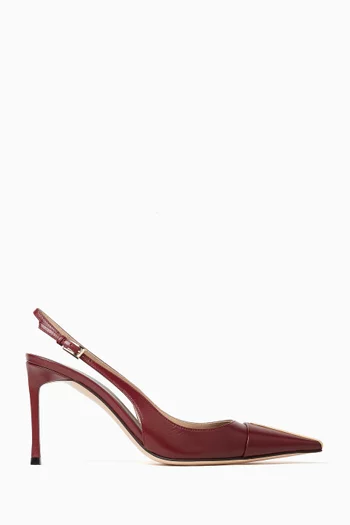 Slingback Pumps in Leather