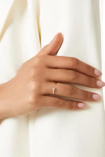Match Stack Ring in 14kt Gold